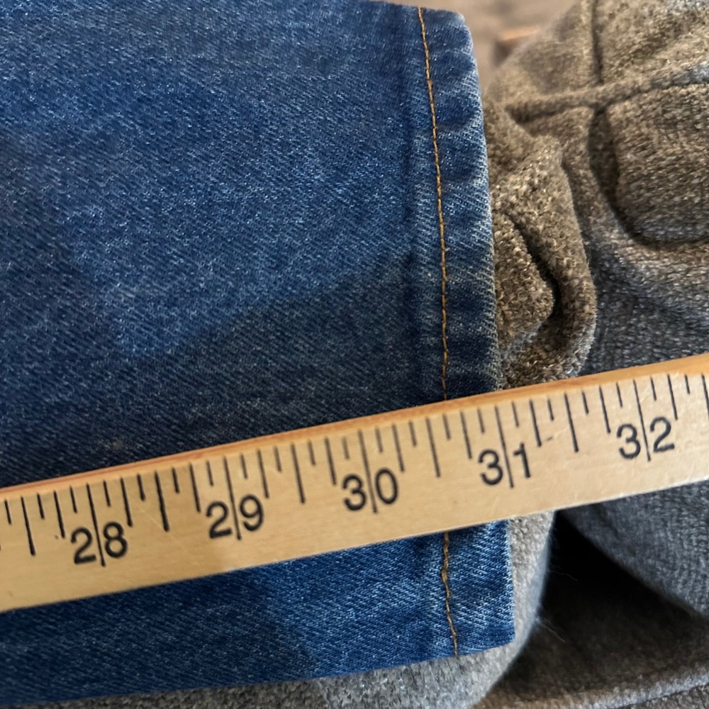 Vintage Chic High Waisted Mom‎ Jeans Medium Wash Made in USA Tapered Leg 18 Tall - Picture 8 of 9